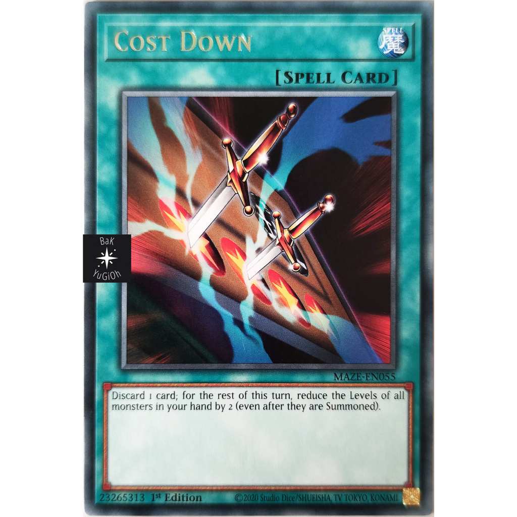 Yu-gi-oh! [original Card] Cost Down 