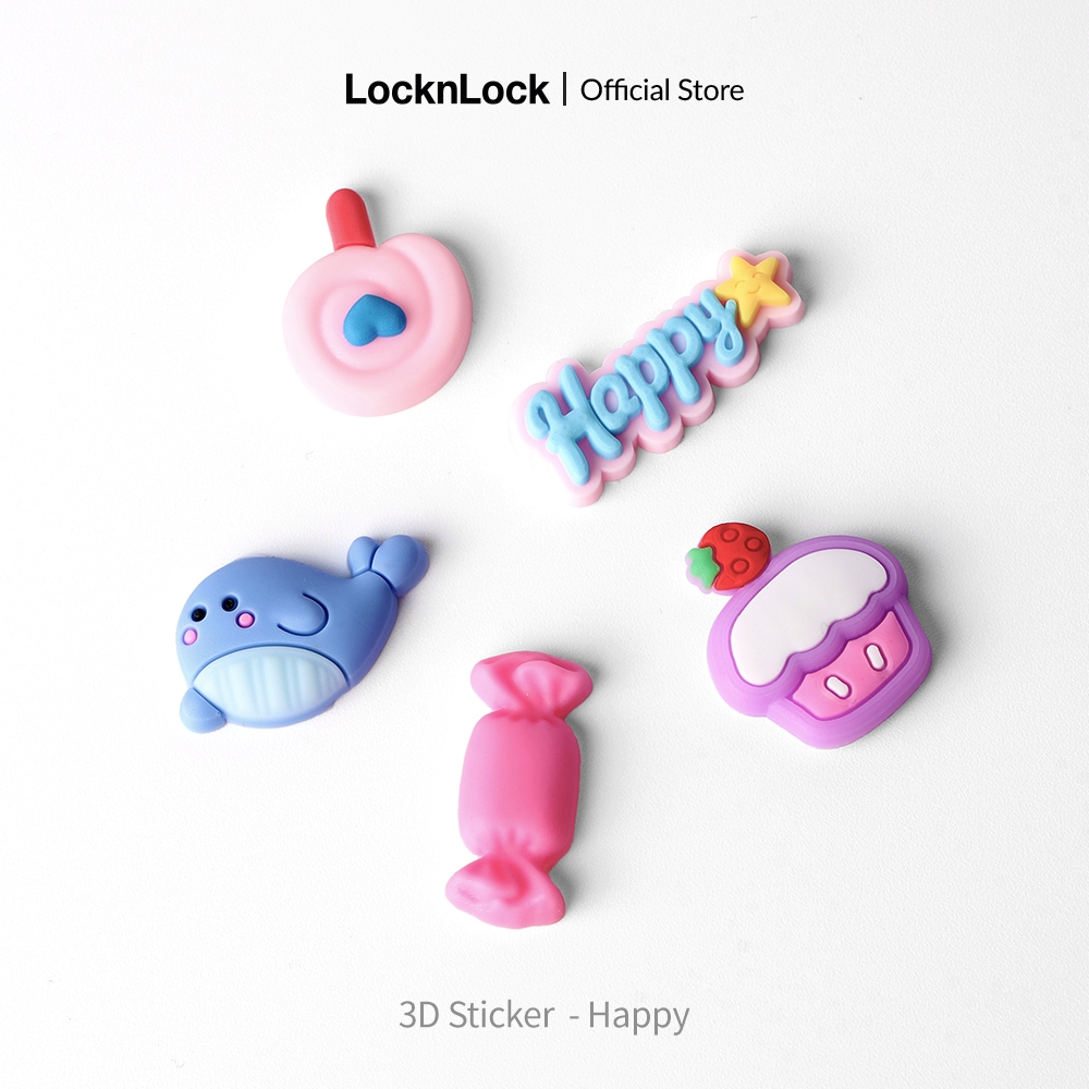 Locknlock 3D sticker decorative accessory set | Shopee Malaysia