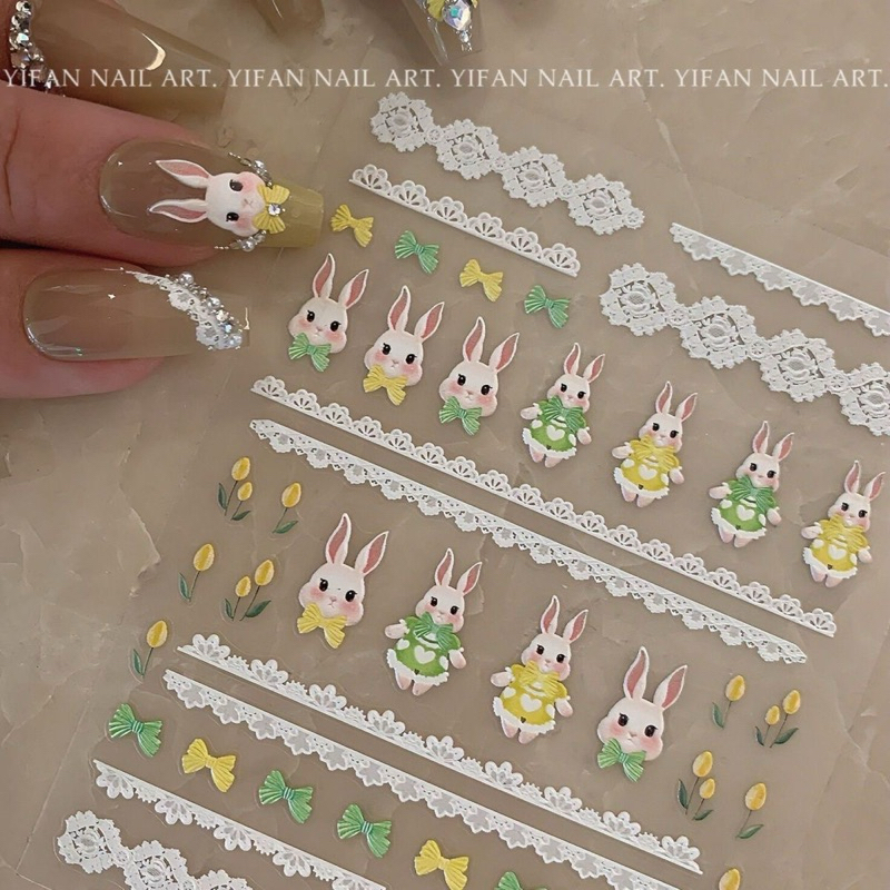 BEAUTIFUL RABBIT 5D FLOATING STICKER (6062 - 6040) | Shopee Malaysia