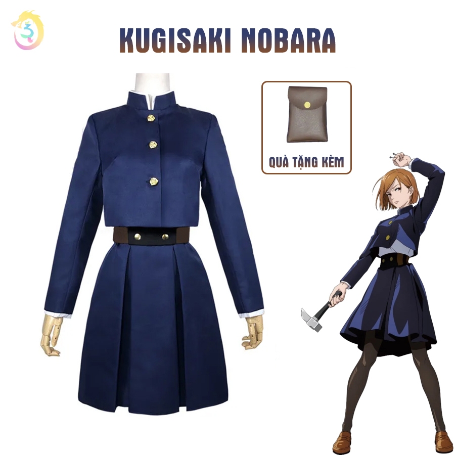 Cosplay Nobara Kugisaki Outfit With Shoulder Bag With Cushion Tu School ...