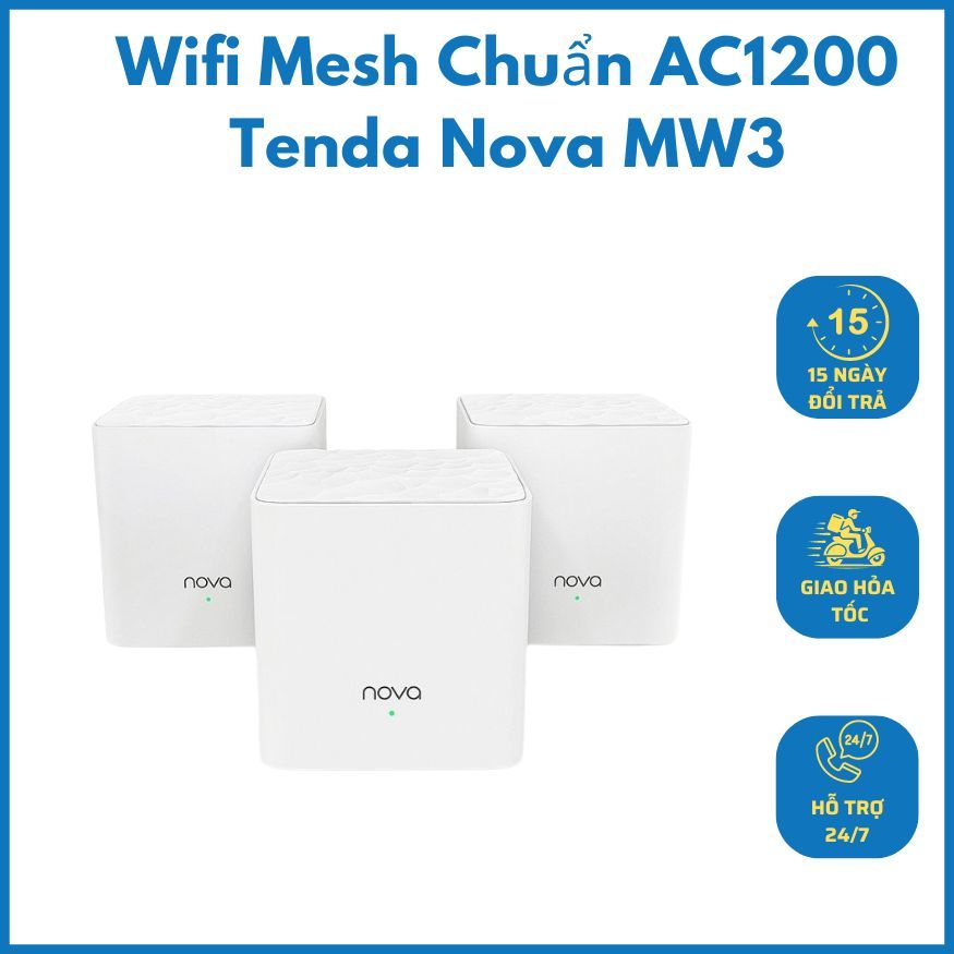 Wifi Mesh Tenda Nova MW3 AC1200Mbps Home Wifi System Genuine Product