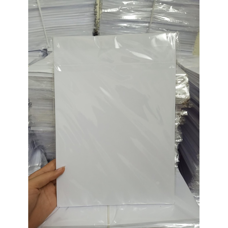 Smudge-proof white paper with all ink lines used to practice ...