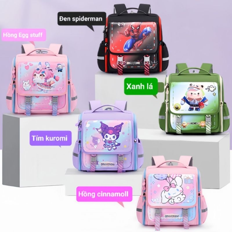 Square backpack, elementary school, super light, waterproof, Japanese ...