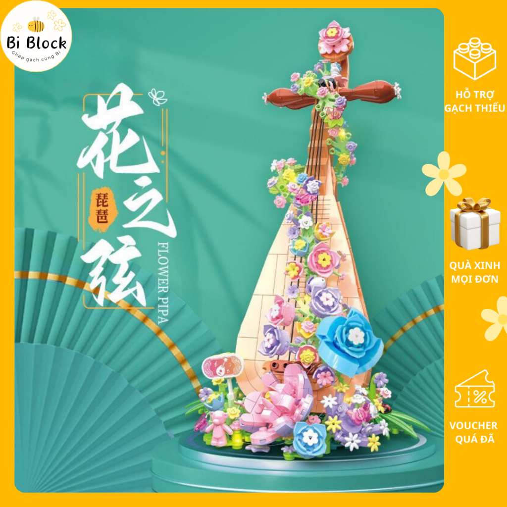 Romantic Musical Instrument Assembly Pipa Saxophone 3D Model Miniblock ...