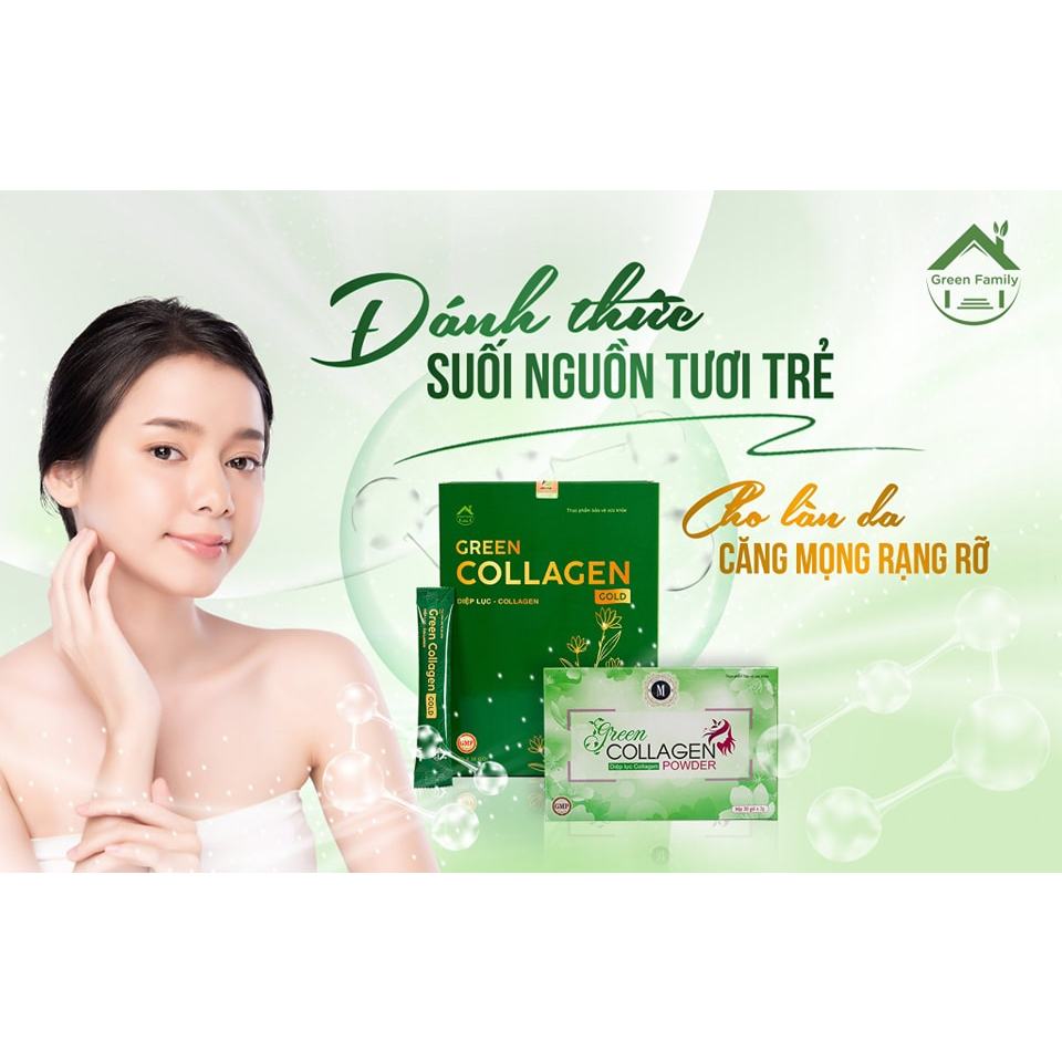 Old Collagen Chlorophyll Green Collagen Powder & New Genuine Collagen ...