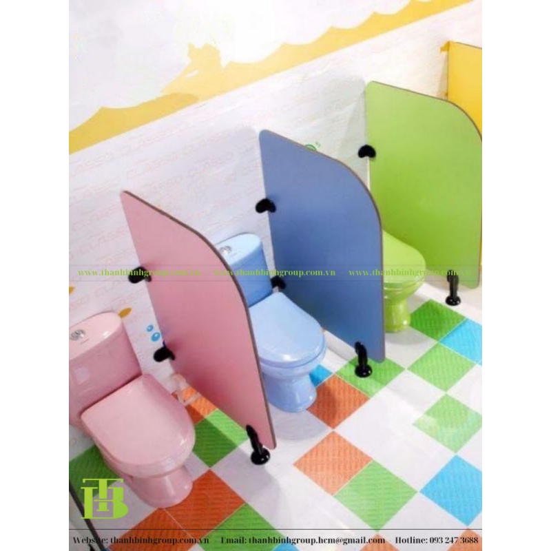 Preschool Toilet Partition, Baby Toilet Partition, Preschool Partition ...