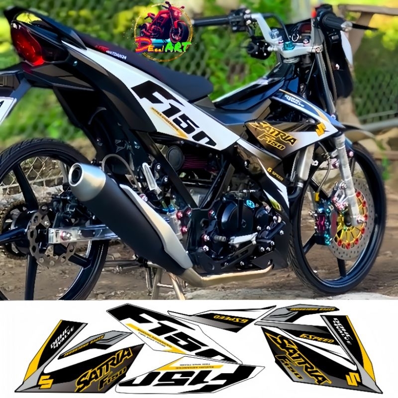 Satria Fi 150cc removable stamp - Standard form F150 model. High ...