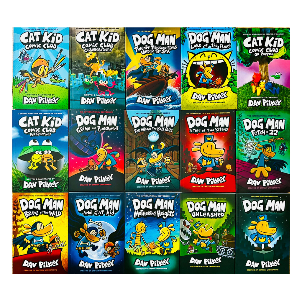 Book - Dog Man - set of 17 books in English | Shopee Malaysia