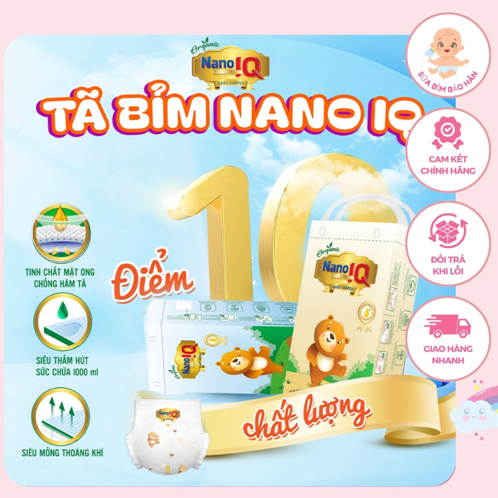 Nano IQ Organic Diapers / Diapers Full size, Light, Cool, AntiDiaper