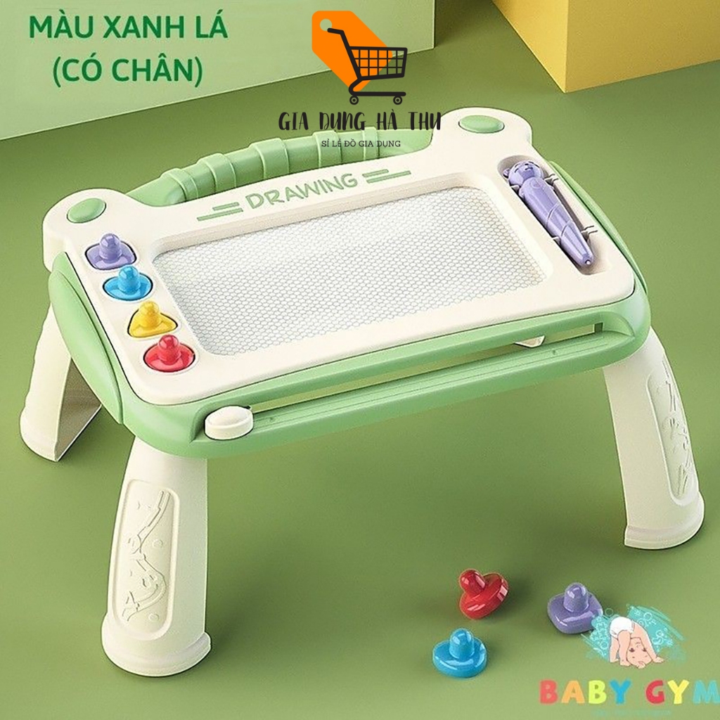 Smart self-erasing drawing board for children with table legs, magnetic ...