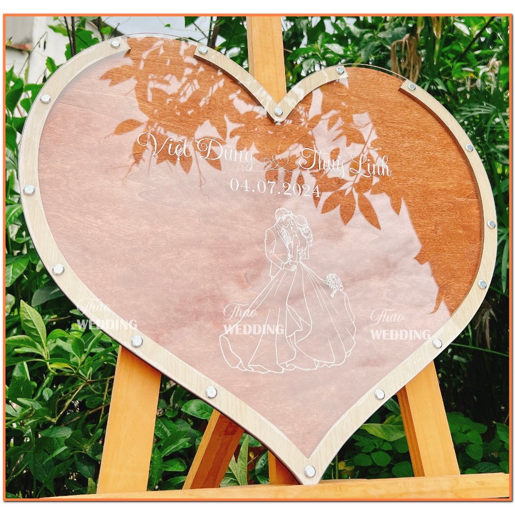 Painting of pouring rice and pouring sand on wedding day - Heart ...