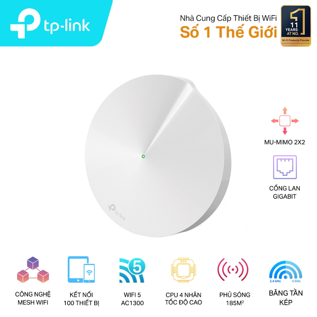 Tp-link Deco M5 Wifi Transmitter 1-Pack (AC / AC1300Mbps / 4 ...