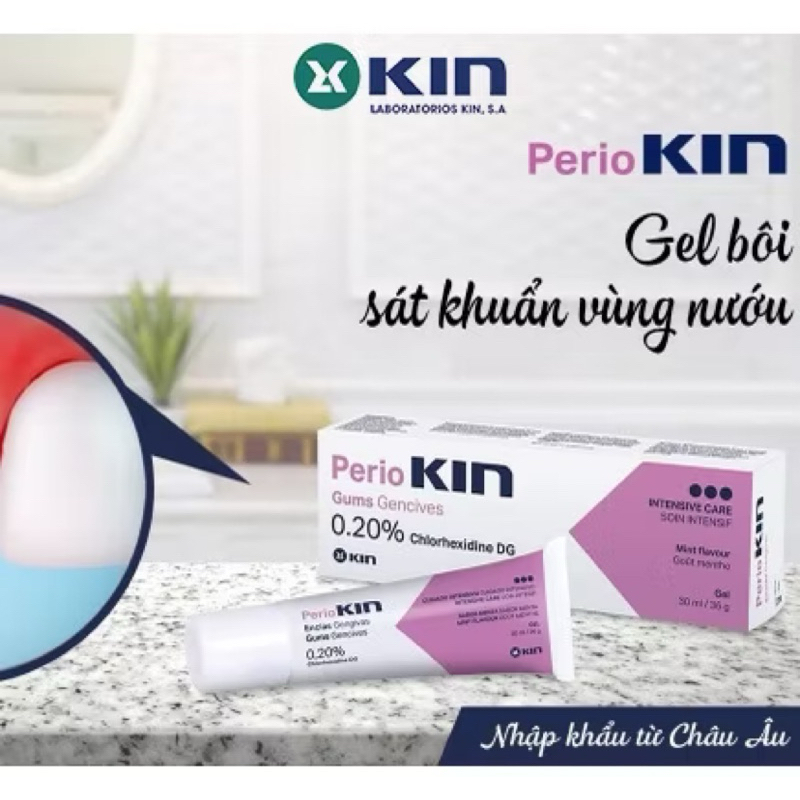 Perio Kin Antiseptic Gel Reduces Gingivitis, Mouth Heat, Periodontal ...