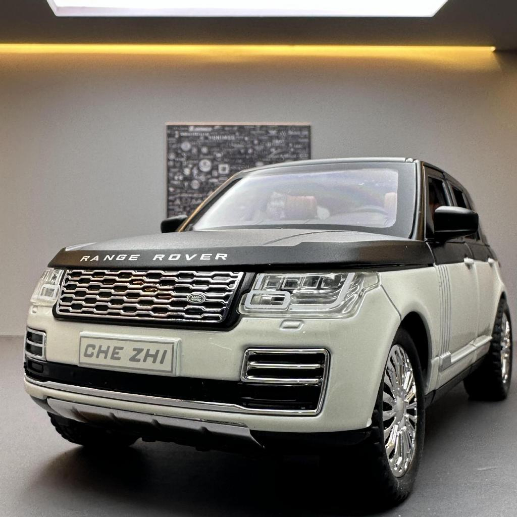 Land Rover Range Rover Range Rover 1:24 Scale Solid Steel Frame Black ...