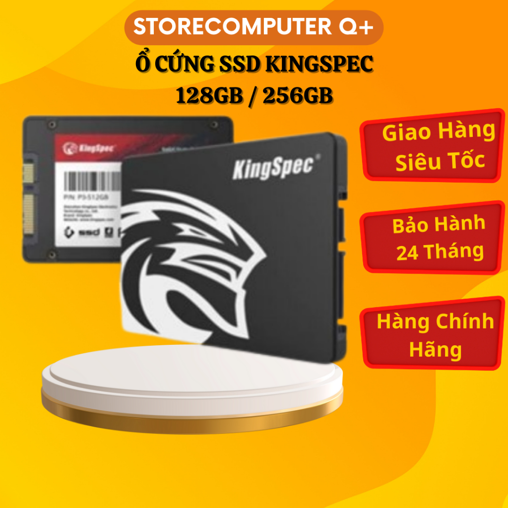Kingspec 128GB / 256GB / 512GB P4 - 120 2.5 Sata III SSD (aluminum case ...