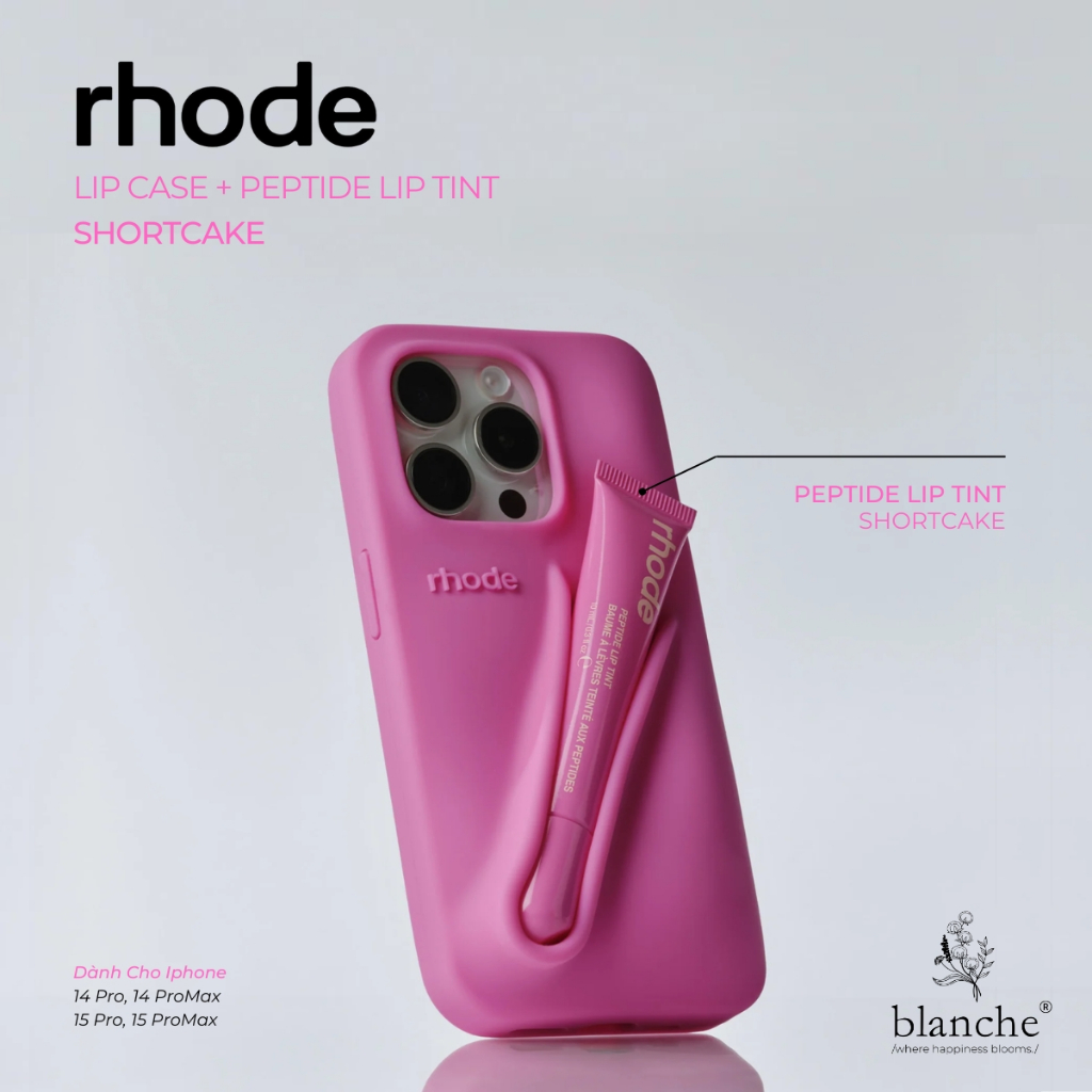 Rhode Peptide Lip IPhone Case - IPhone 14 Pro Rhode Lip Case