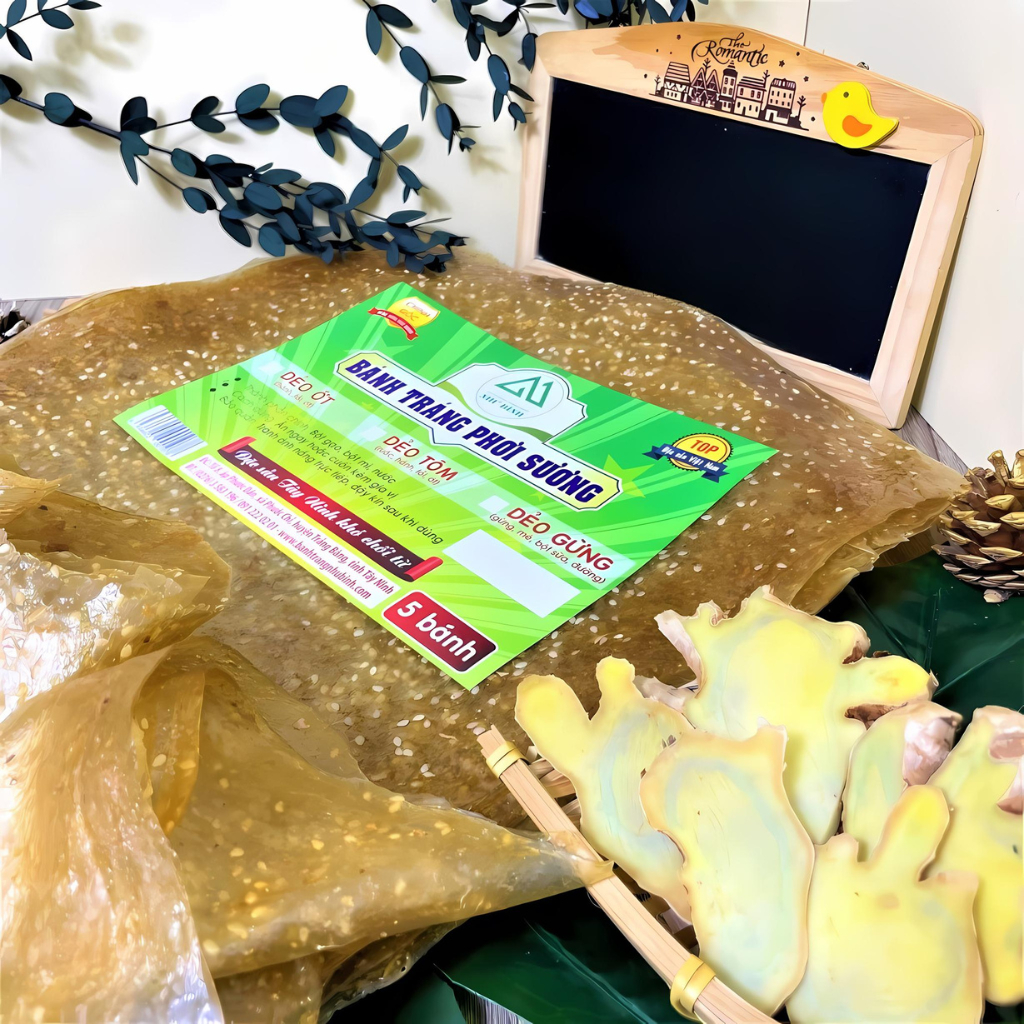 Instant Thin and Flexible Ginger Rice Paper with Rich Flavor, Weight ...