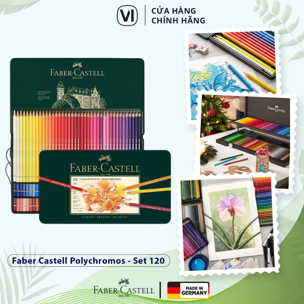 Faber-Castell Polychromos premium artist grade colored pencil set