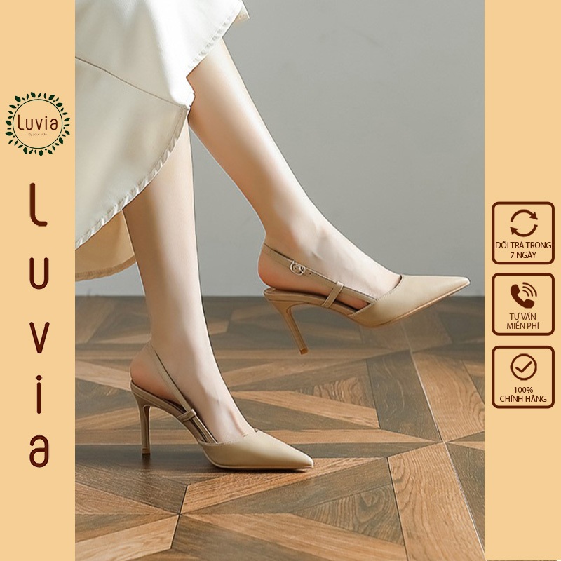 Luvia X87CG modern fashion pointy toe sandal 9 inch high heels (Small ...