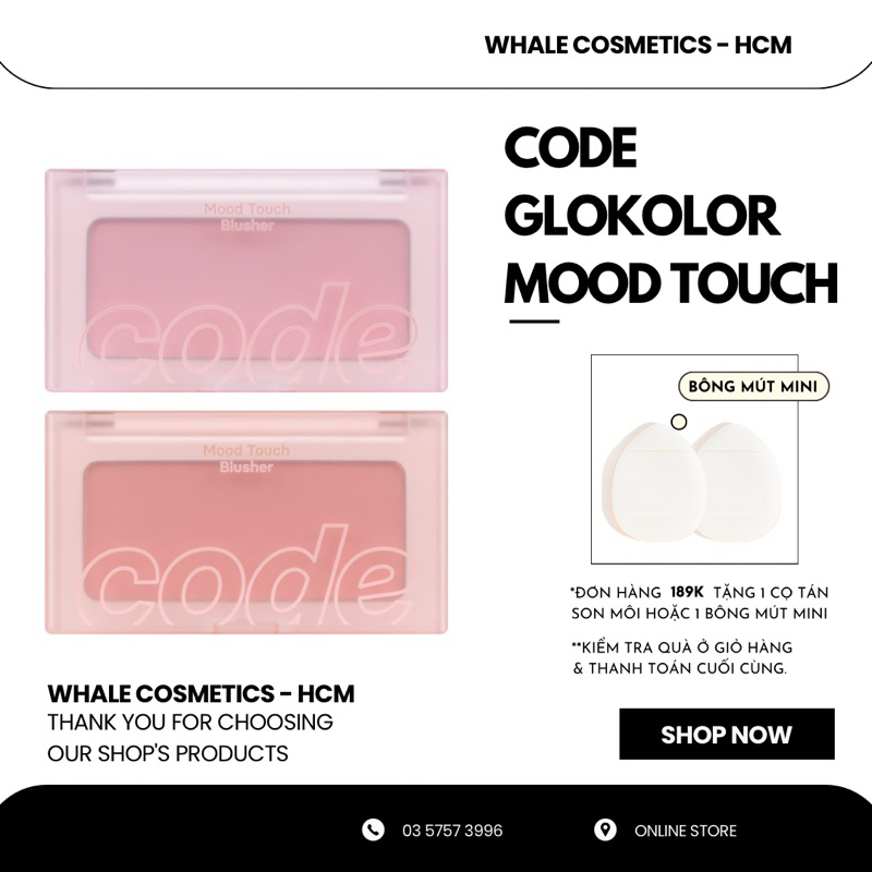 (Code Glokolor) Code Glokolor Mood Touch Blusher Blush (4g) | Shopee ...