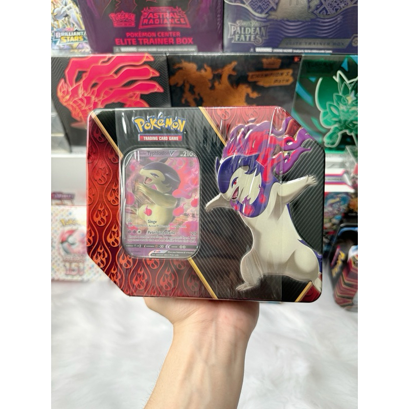 Pokmon TCG: Divergent Powers Tin (Hisuian Typhlosion V) | Shopee Malaysia