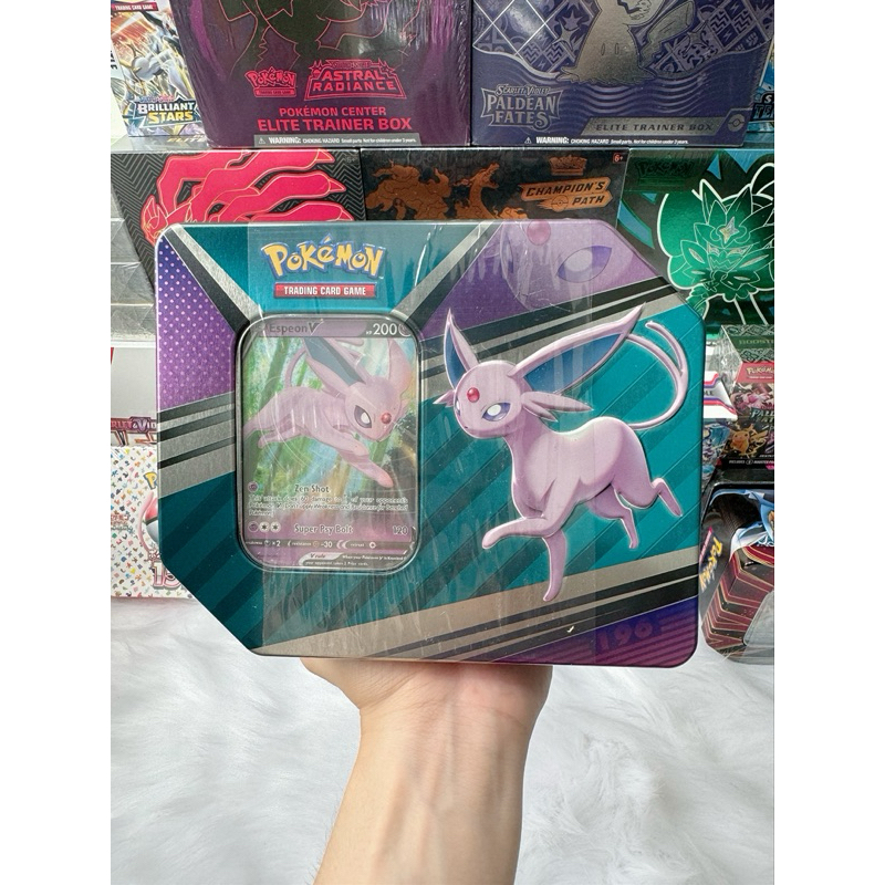 Pokmon TCG: V Heroes Tin (Espeon V) | Shopee Malaysia