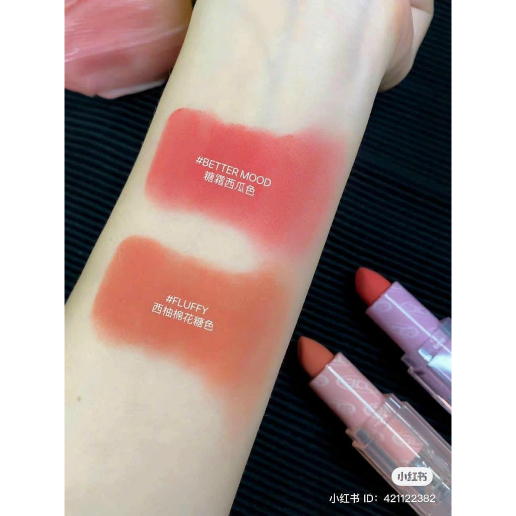 PURE Pairing] 3CE Soft Matte Lipstick (Fluffy Love - Better Mood) | Shopee  Malaysia
