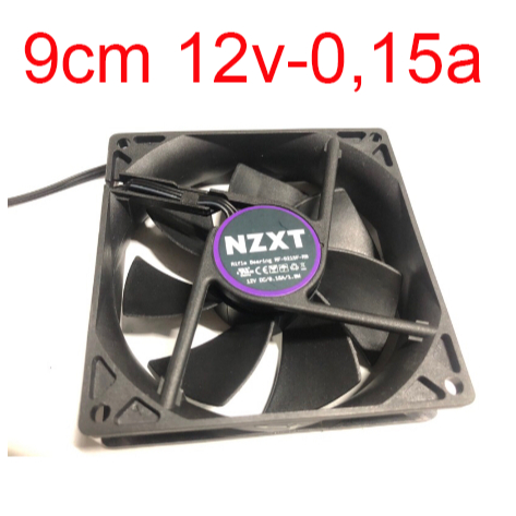 Nzxt radiator fan 9cm 12v-0.15a 1.8w bearing new | Shopee Malaysia