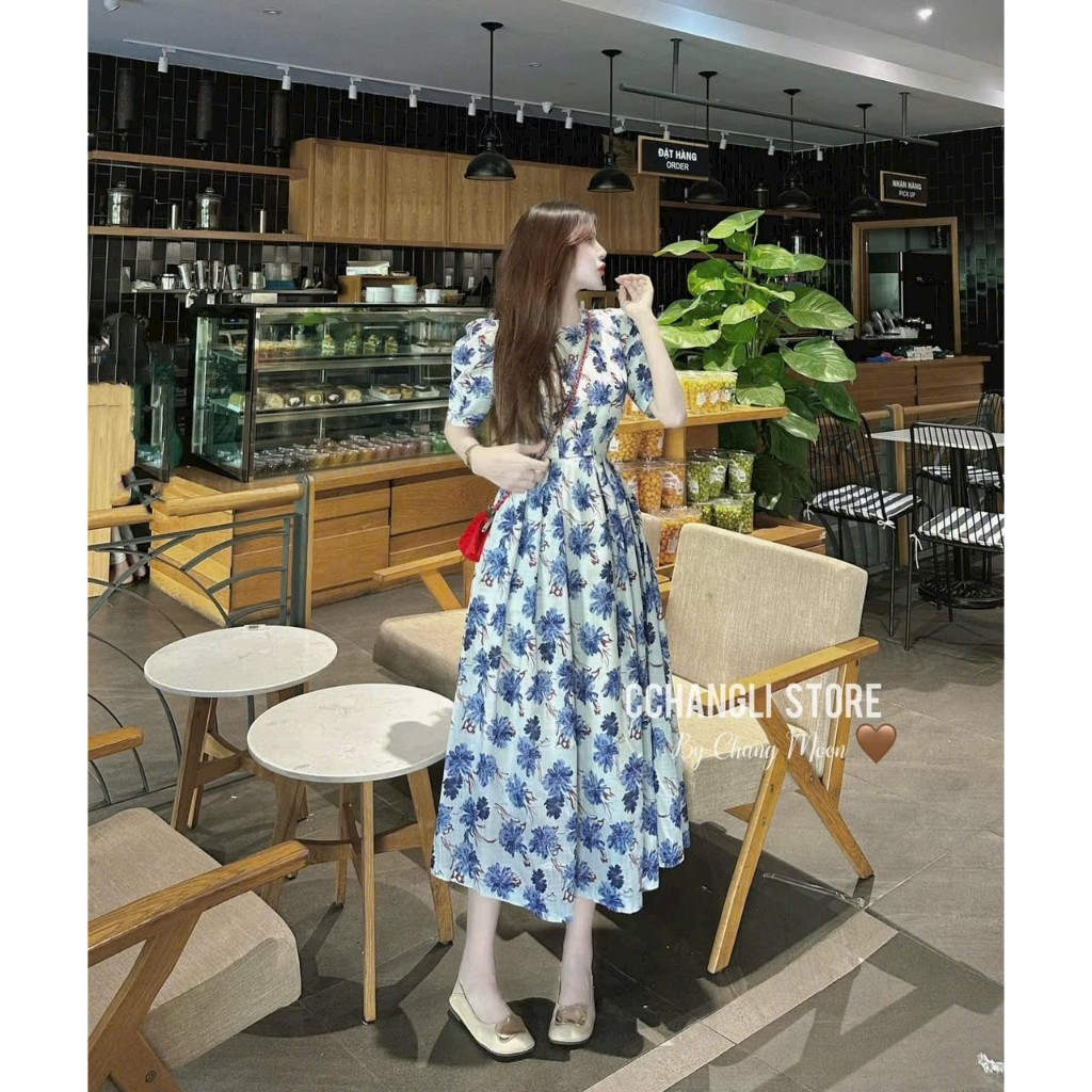 Women's Fashion Dress To Wear Out With Silk Short-Sleeved Round Neck ...