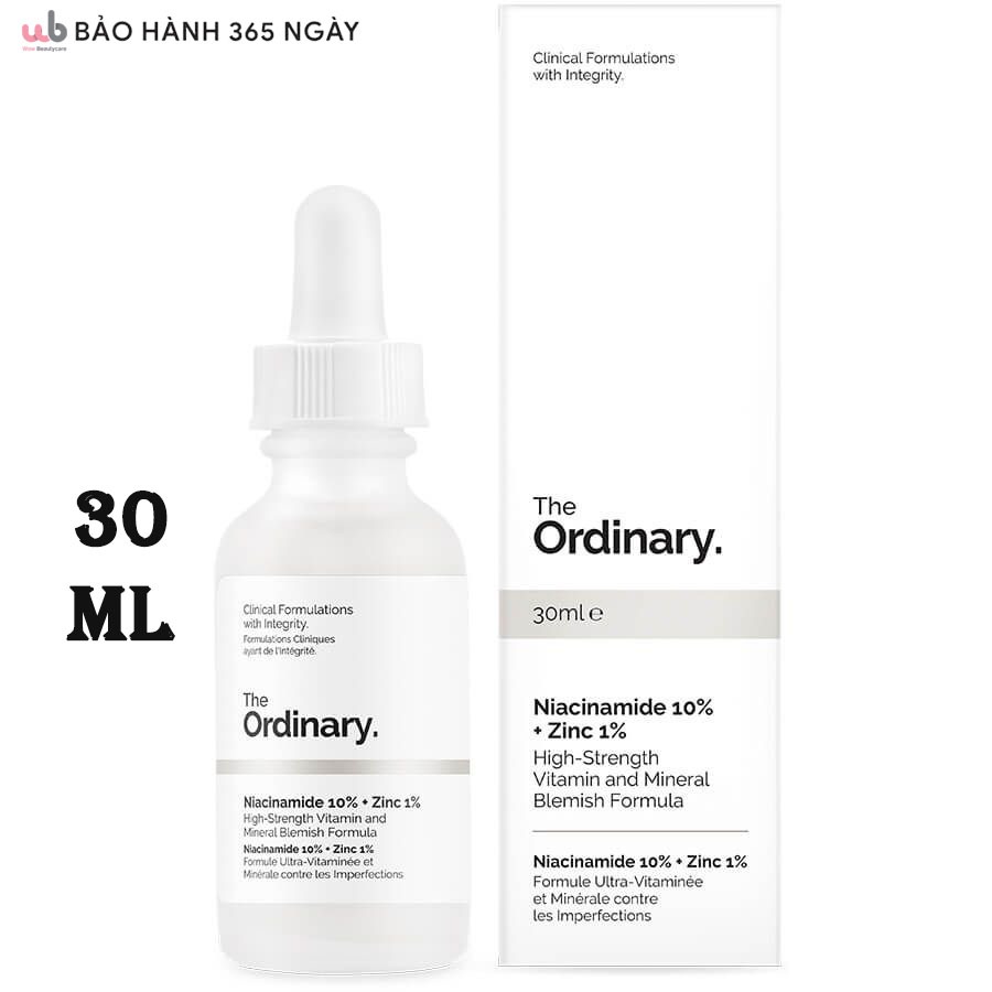 The Ordinary Niacinamide 10 + Zinc 1 Brightening AntiAcne Serum 30ml