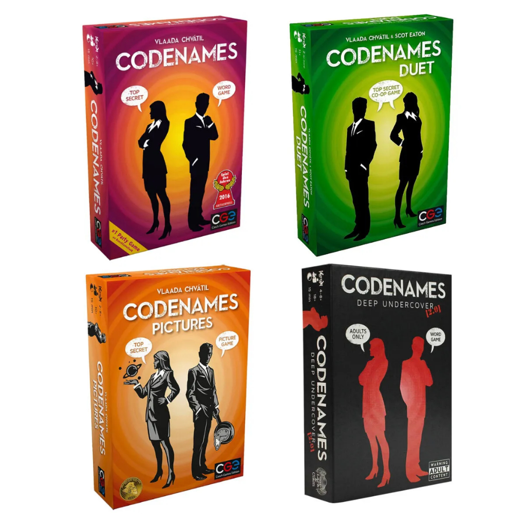 Board Game Codenames, Codenames, Picture, Duet, Deep Undercover Cards ...