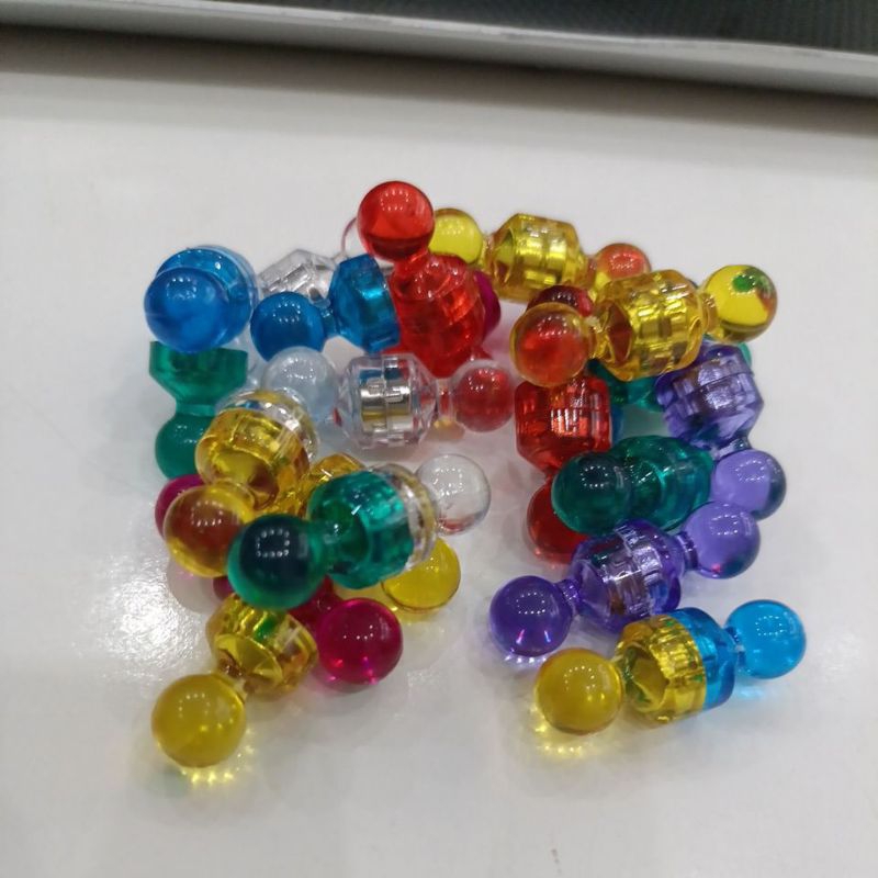 10 Super Beautiful Transparent Board Attachment Magnets D11mm | Shopee ...