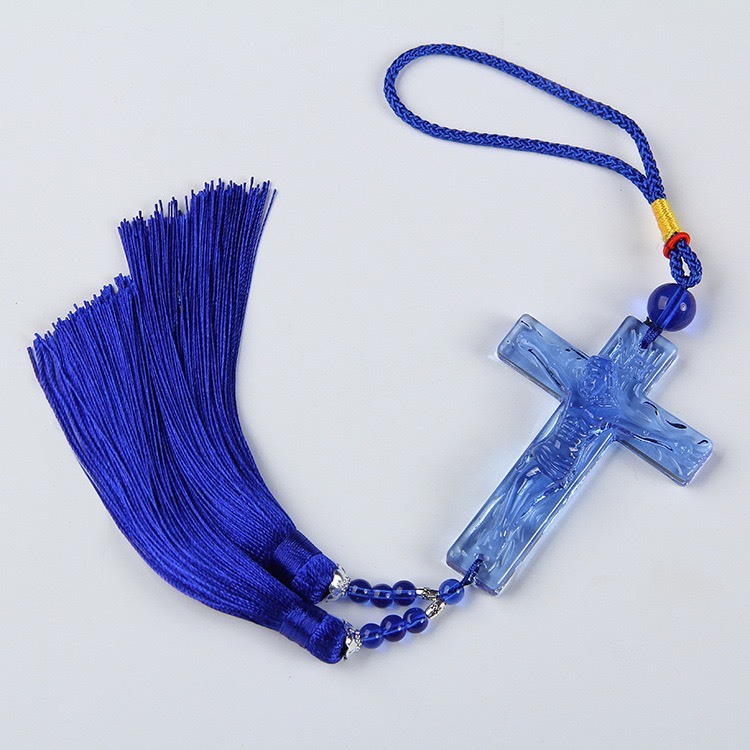 Jesus Cross Car Hanging Rope - Khanh Jesus Christ Cross Car Hanging ...