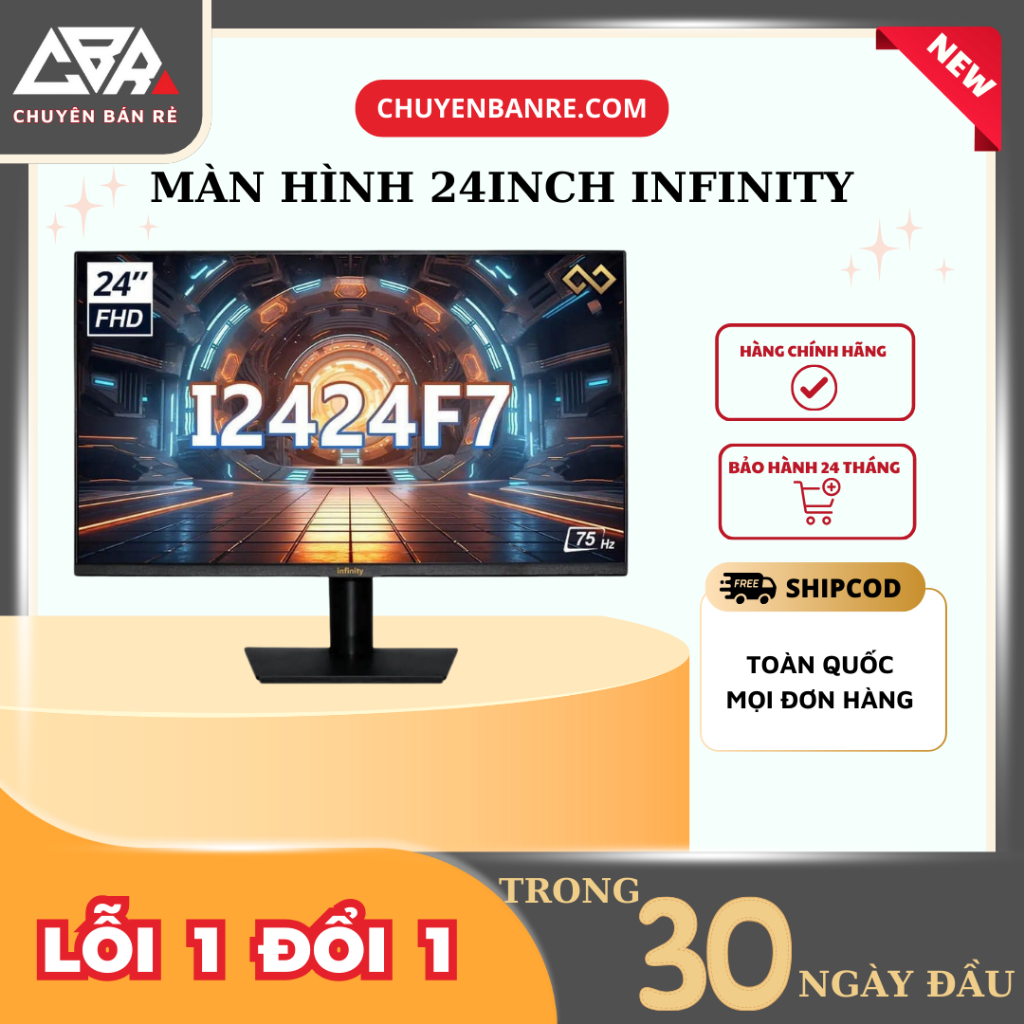 24in Infinity 75hz SCREEN New Full Box Slim and Beautiful | Shopee Malaysia