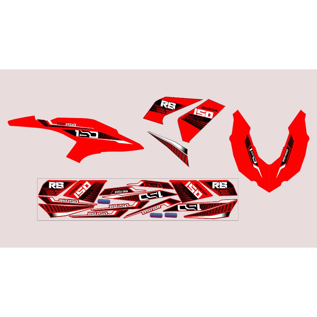 Winner X VER 3 Sticker Stamp Sticker Red Car DECAL 3 Layers | Shopee ...