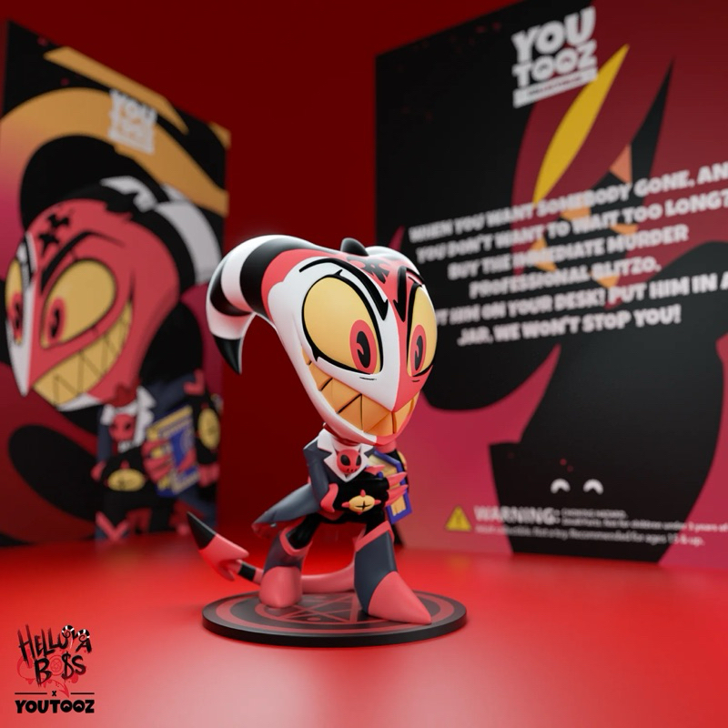 Static Model Helluva Boss Collection - Blitzo Vinyl Figure 2 | Shopee ...