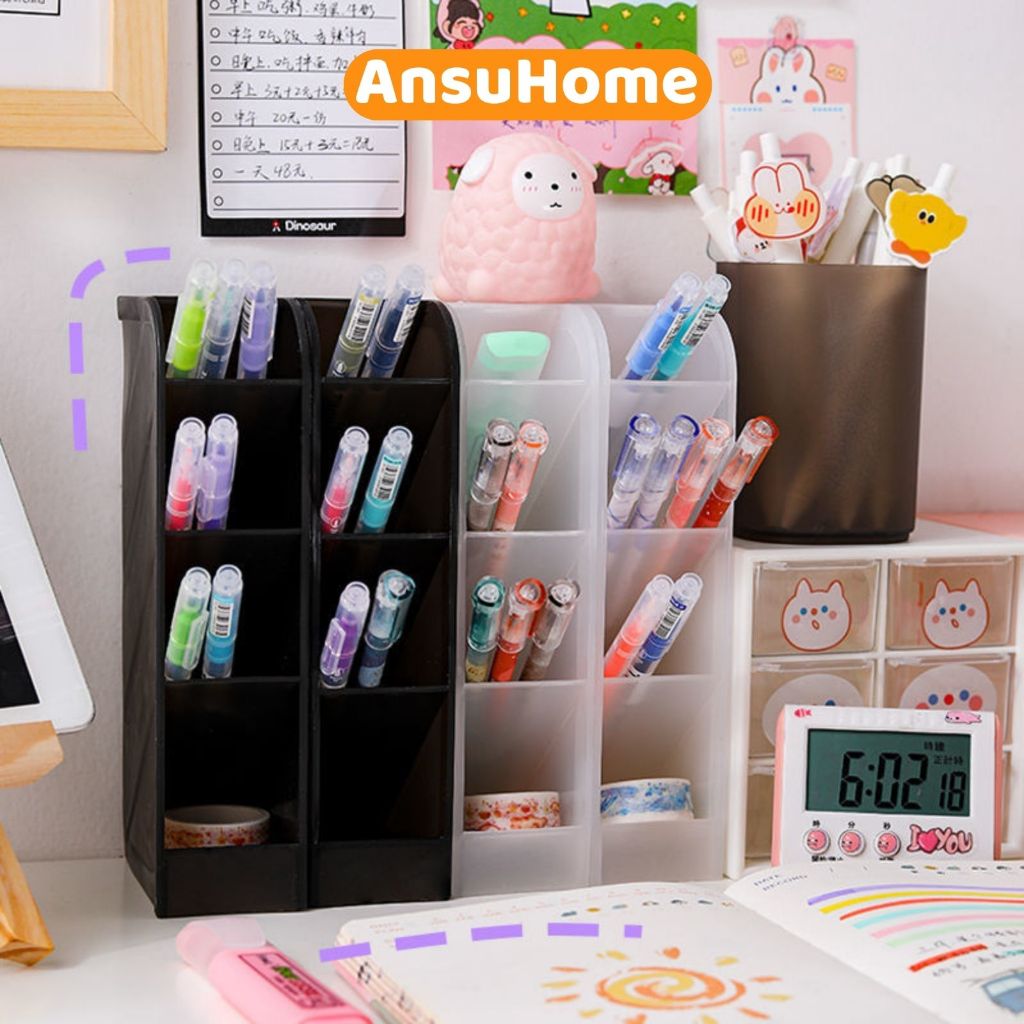 Basic 4-compartment tube pen shelf, multi-compartment multi-compartment ...
