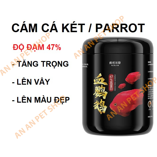 Fish Bran Parrot FKSC Safe Food Is Rich In Protein, Helps Fish Gain