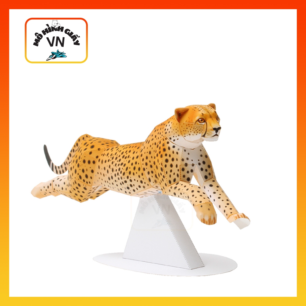 Assembled Paper Model of Wild Animals Leopard of Prey - MohinhgiayVN ...