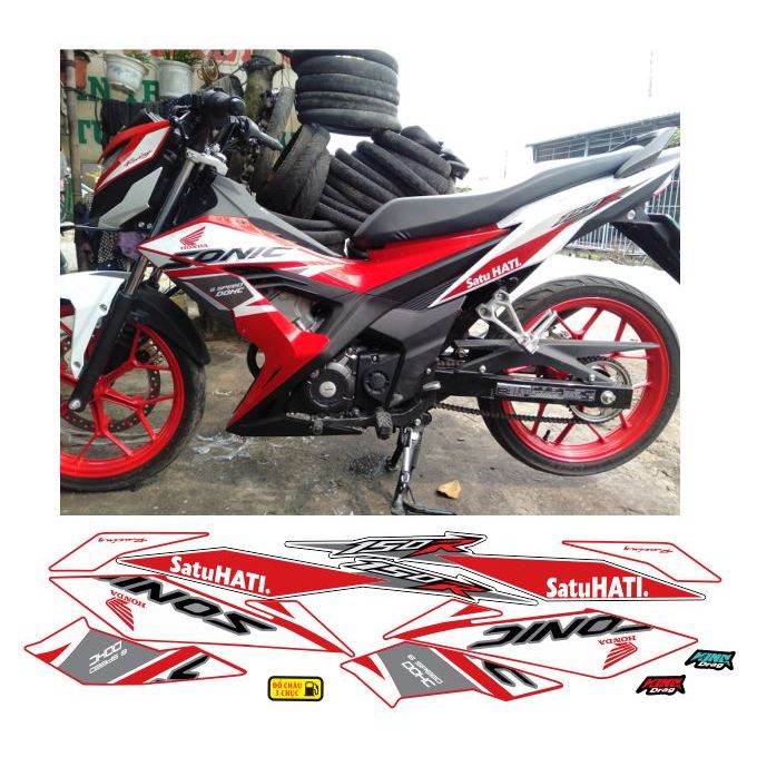 Sonic stamp 150 white red satuhati | Shopee Malaysia