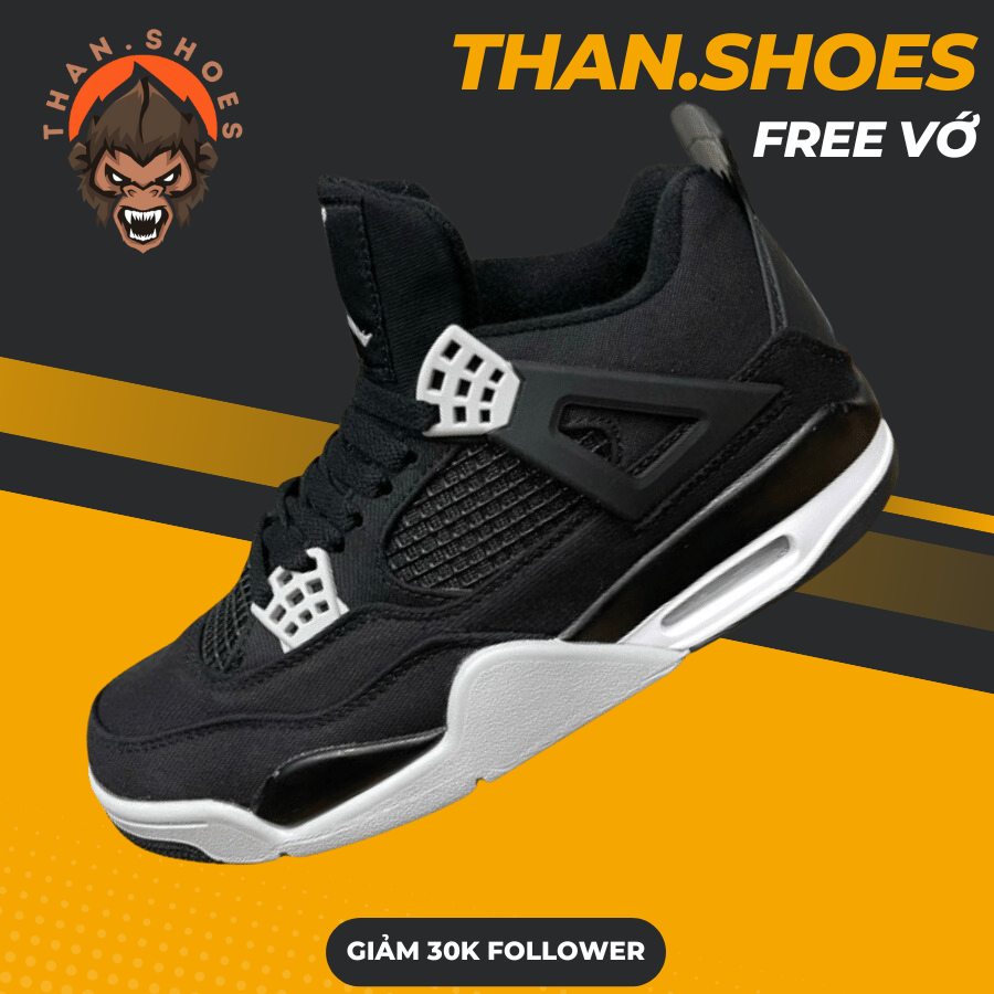 Jd4 Retro SE Black and Light Steel Shoes, AJ4 Black Gray - Charcoal ...