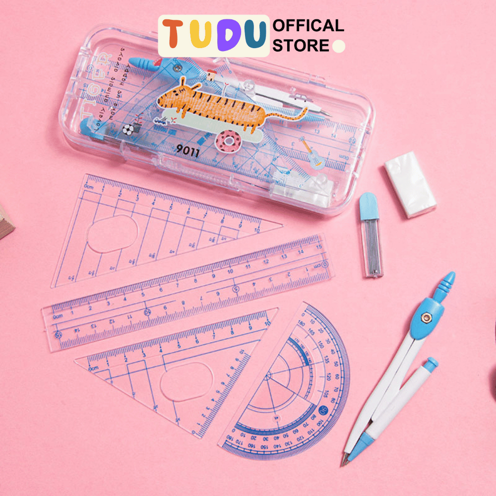Compa Box with Eke Multi-Colored Funny Animal Shape Tudu Round Drawing ...