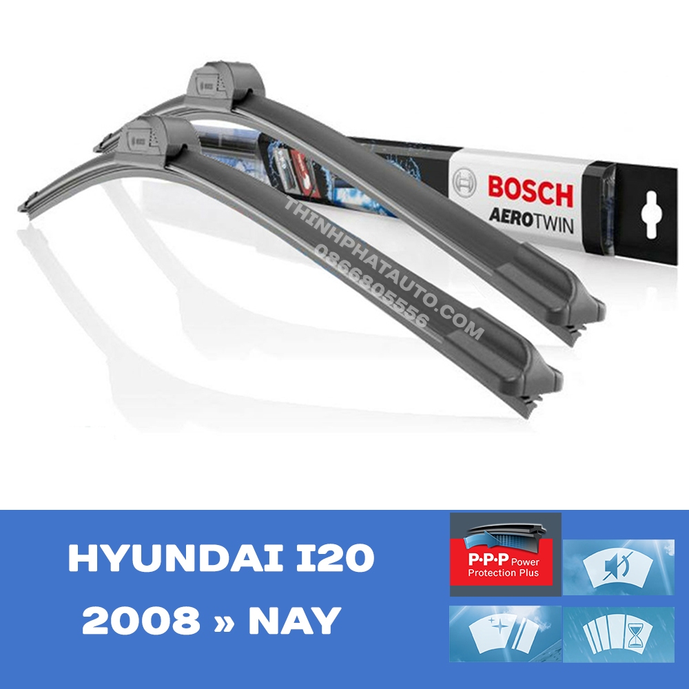 [Genuine] Hyundai I20 Bosch Wipers With Genuine Stamp | Shopee Malaysia