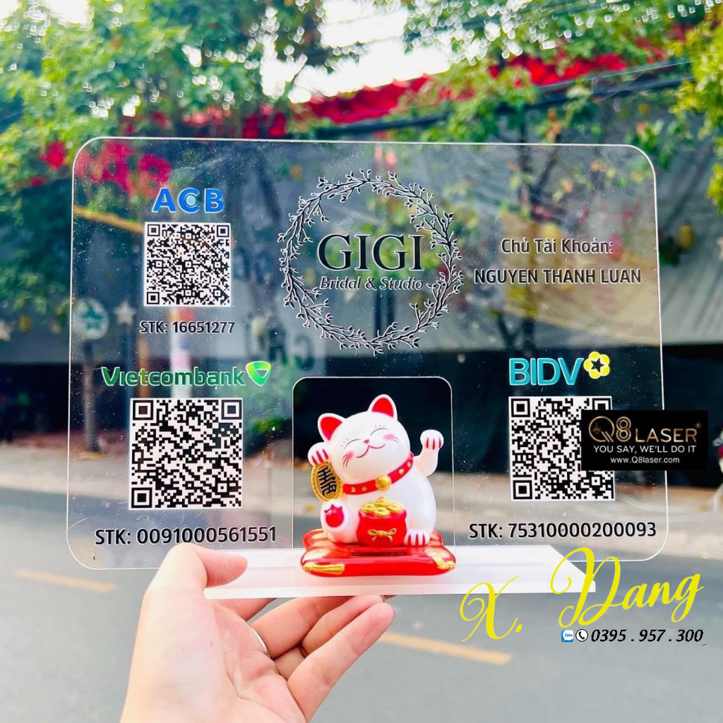 Bank account Qr code scanning board Printed on demand, Qr Code Printing ...