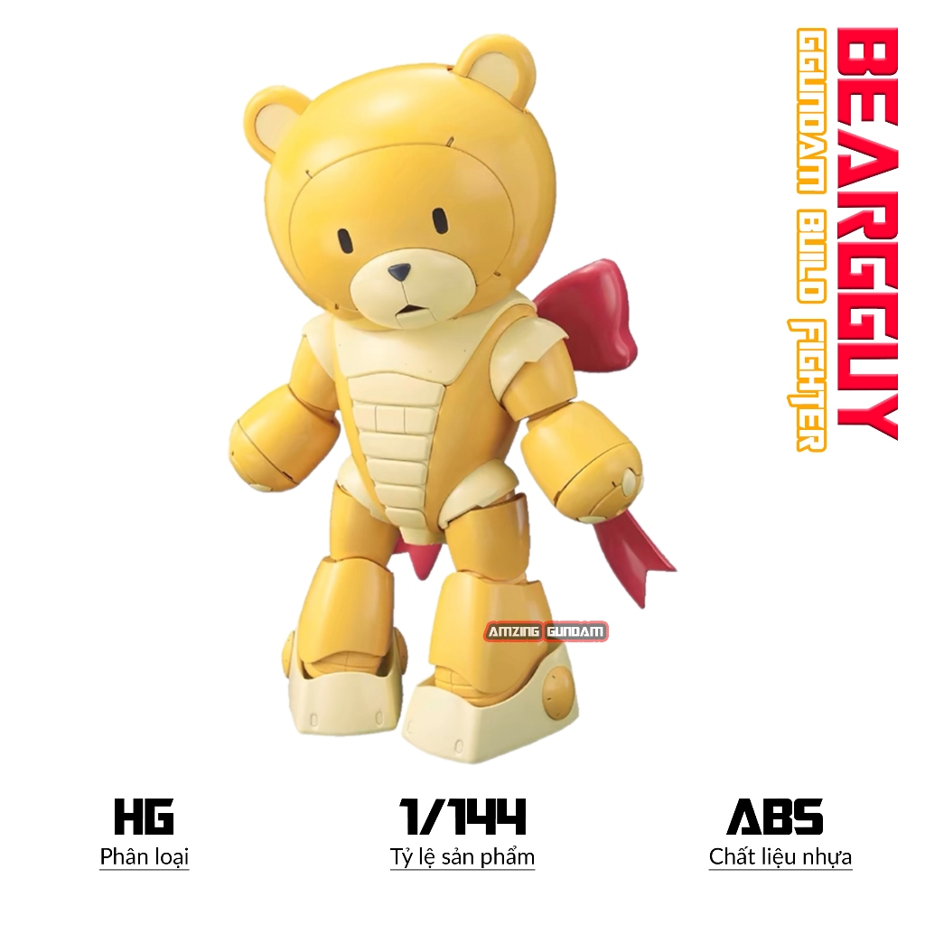 Hg BEARGGUY Model, 1/144 Mobile Suit, Smart Puzzle, Plastic Toy ...