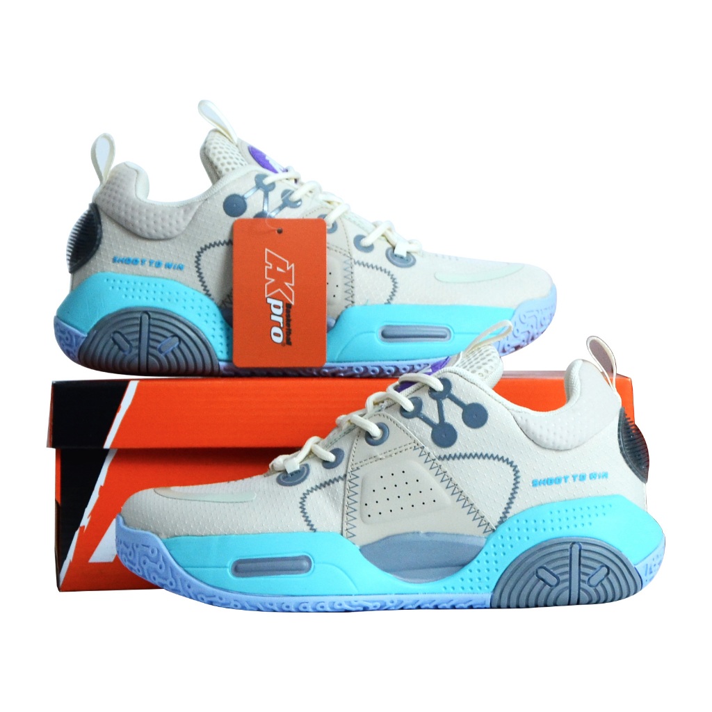 Akpro AS022 Basketball Shoes Beige - Genuine | Shopee Malaysia