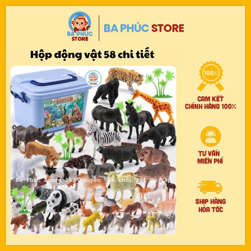 Animal Box 58 Details For Baby Animal Model Toys | Shopee Malaysia