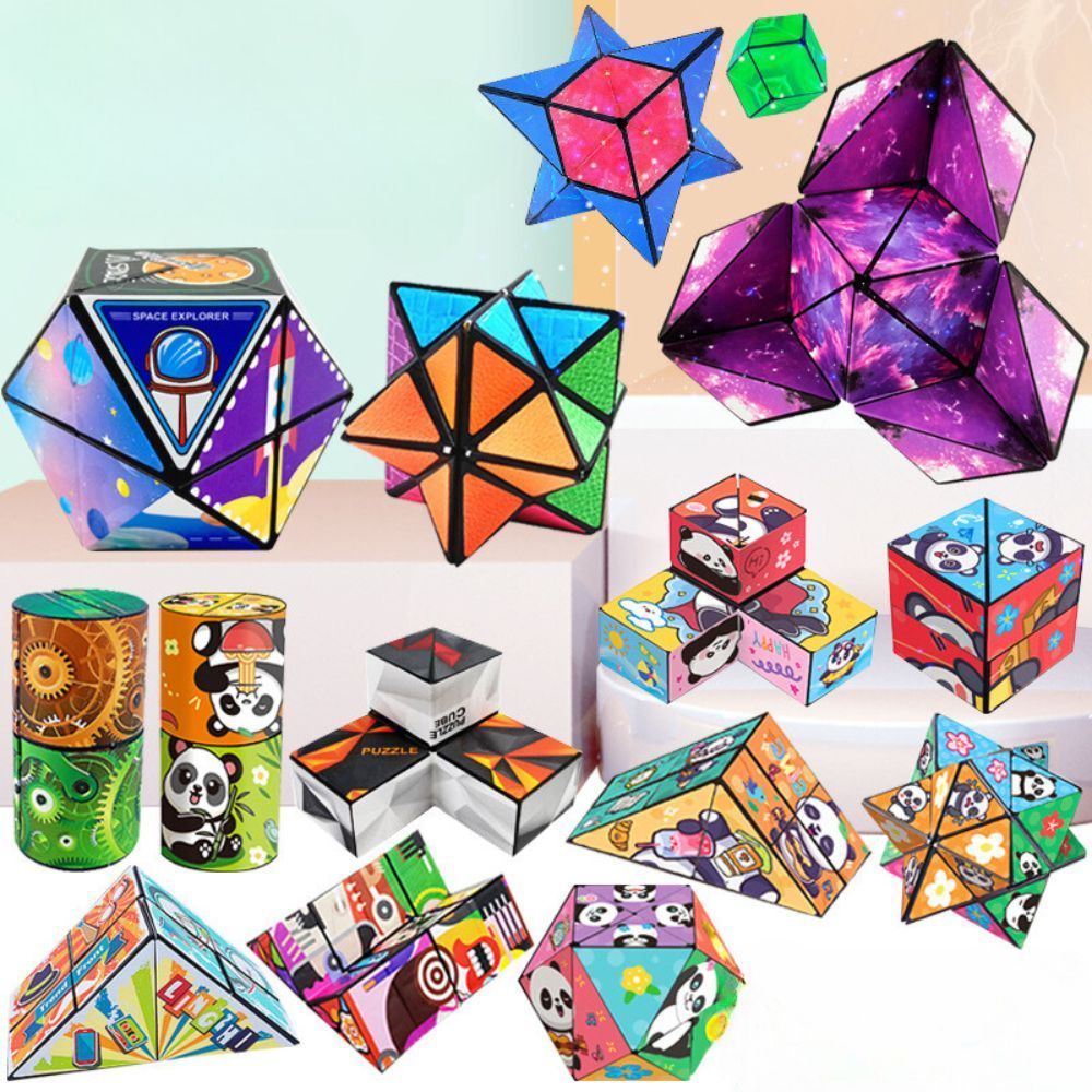 Magic Cube Toy - 3D Rubik's Cube Changes Shape to Improve Children's ...