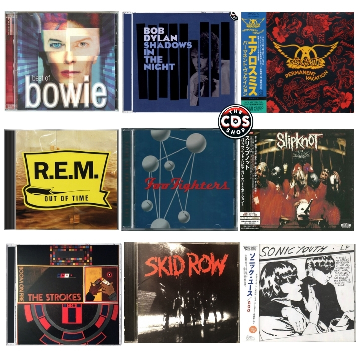 CD Rock - AC/DC, Slipknot, Sonic Youth, Foo Fighters, Aerosmith, Bob ...