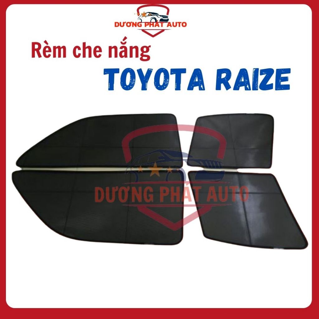 Sun Shades for Toyota Raize 2021 - 2023 - Set of 4 Magnetic Suction ...